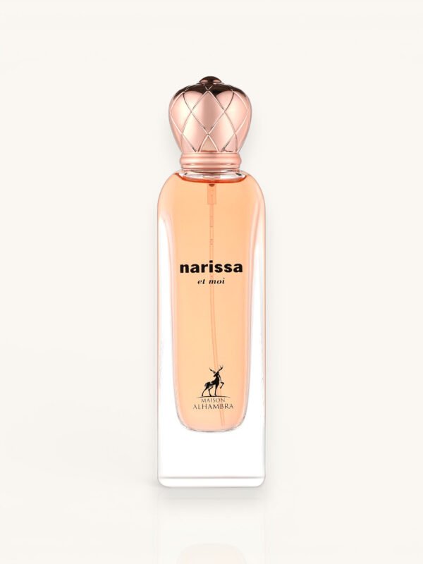 Flacone e confezione del profumo Maison Alhambra Narissa Et Moi Eau de Parfum 100ml