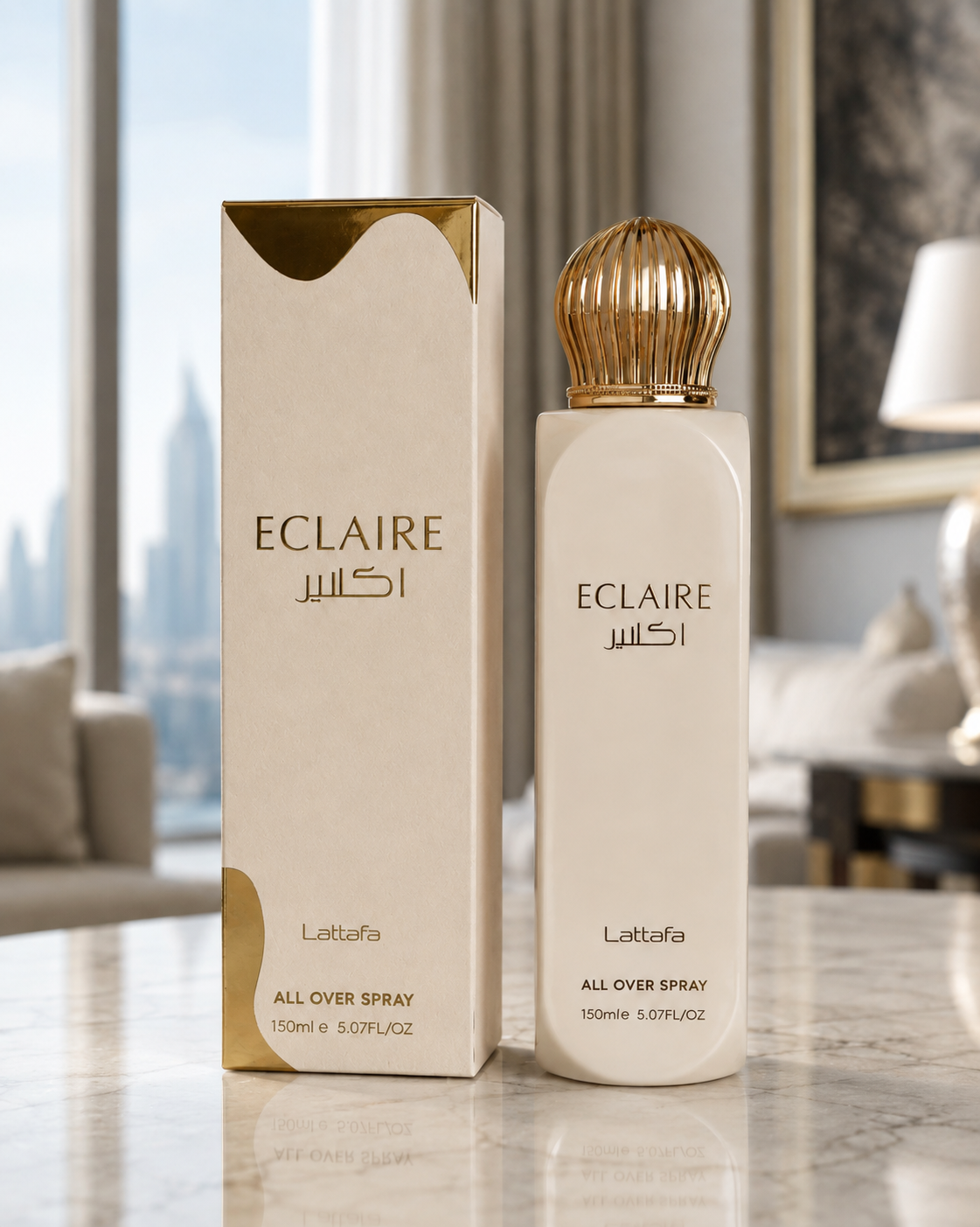 Lattafa Eclaire All Over Spray 150ml unisex con confezione