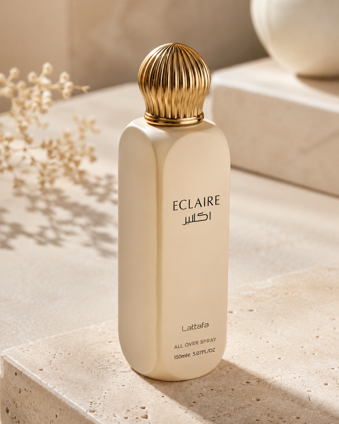 Dettaglio del flacone Lattafa Eclaire All Over Spray 150ml unisex