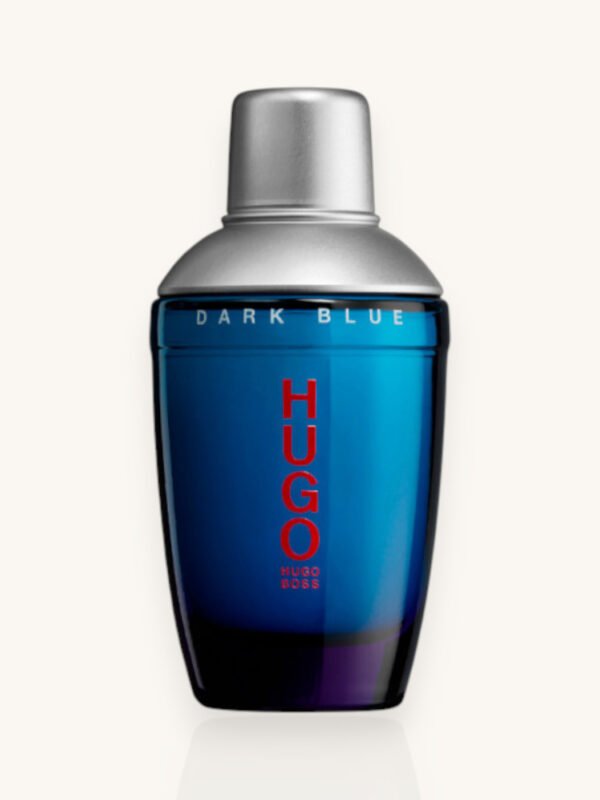 Flacone del profumo Hugo Boss Dark Blue Eau de Toilette 75ml da uomo