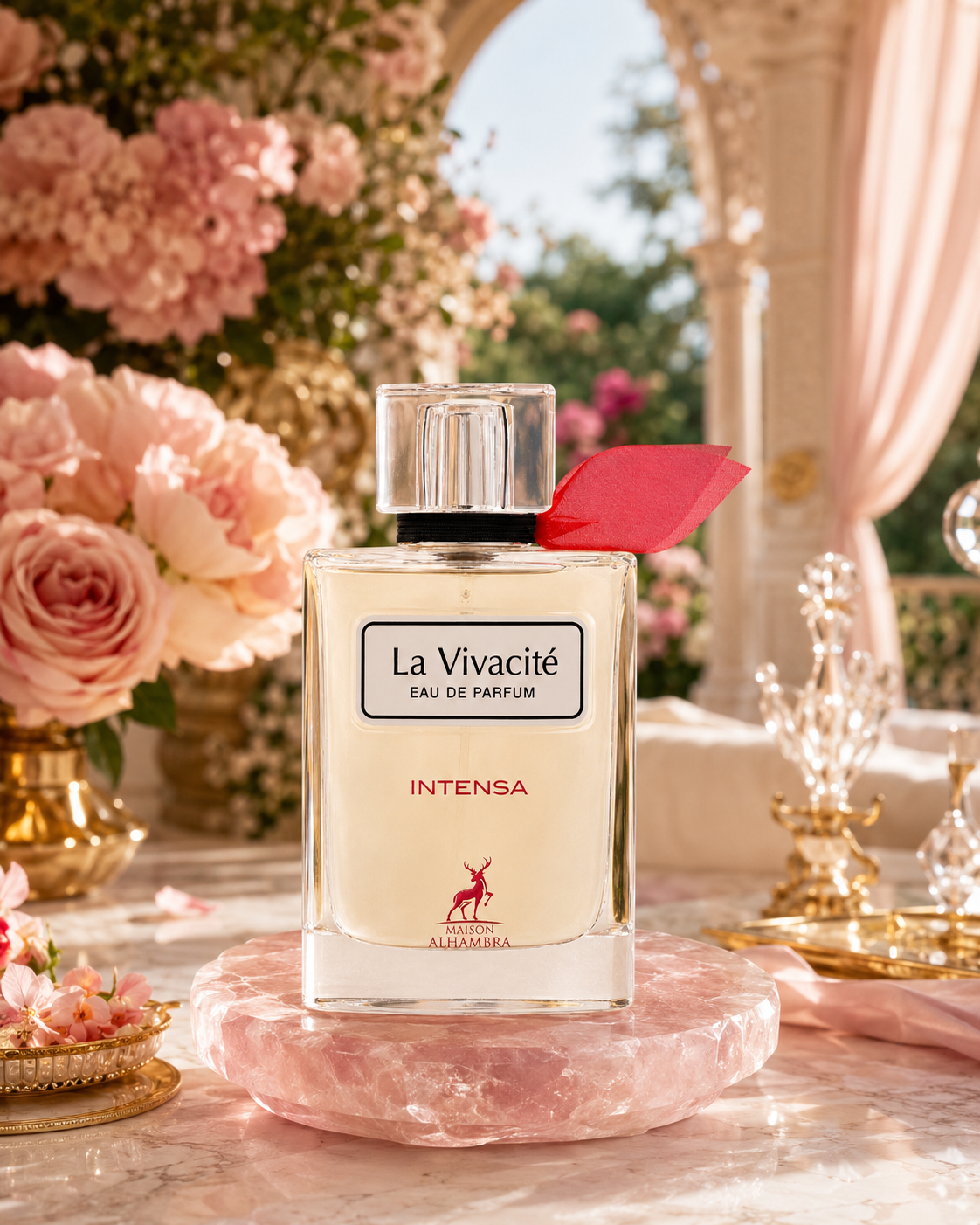 Dettaglio del flacone Maison Alhambra La Vita Bella Intensa Eau de Parfum 100ml